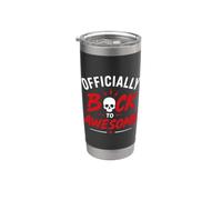 Funny Recovey Positive Comeback Officially Back To Awesome Bicchiere termico in acciaio inox doppia parete