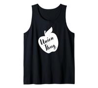 Funny Red for Ed Union Thug Retro SpEd Teacher Appreciation Canotta