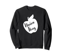 Funny Red for Ed Union Thug Retro SpEd Teacher Appreciation Felpa