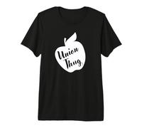Funny Red for Ed Union Thug Retro SpEd Teacher Appreciation Maglietta Premium