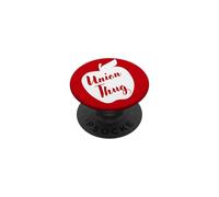 Funny Red For Ed Union Thug Retro SpEd Teacher Appreciation PopSockets PopGrip Adesivo