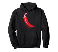 Funny Red pepper chili Food spicy hot you are a hottie Felpa con Cappuccio