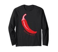 Funny Red pepper chili Food spicy hot you are a hottie Maglia a Manica