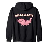Funny Relax-a-Lotl Cute Adorabile Pet Axolotl Felpa con Cappuccio