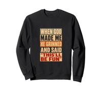 Funny Religious God Grinned When He Made Me Felpa