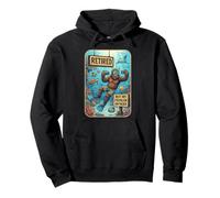 Funny Retired Not My Problem Anymore Scuba Bigfoot Felpa con Cappuccio