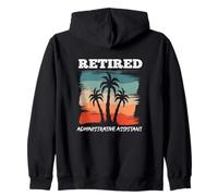Funny Retirement Design for Administrative Assistant Felpa con Cappuccio
