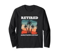 Funny Retirement Design for Administrative Assistant Maglia a Manica