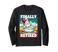 Funny Retirement Gnome For Lazy Dad Who Is Finally Retired Maglia a Manica