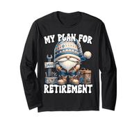 Funny Retirement Plan for Handyman And Retired Dad Life Maglia a Manica