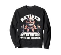 Funny Retirement Saying For Gym Lover Training Retired Dad Felpa