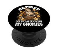 Funny Retirement Saying For Retired Dog Dad And Frenchie Mom PopSockets PopGrip Adesivo