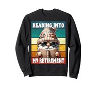 Funny Retirement Saying Reading Into My Retirement GNOME Dad Felpa