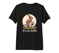 Funny Retro Bicycle off To Cause A Kerfuffle Capybara Vibes Maglietta Premium