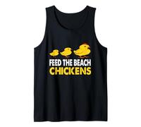Funny Retro Feed The Beach Chickens And Save Birds Canotta
