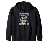 Funny Retro Got That Dawg in Me Yorkshire Terrier Dog Lover Felpa con Cappuccio