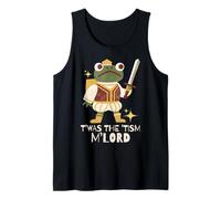 Funny Retro Medieval Knight Frog T'was The 'Tism M'Lord Canotta