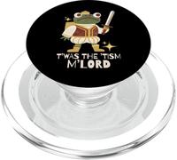Funny Retro Medieval Knight Frog T'was the 'Tism M'Lord PopSockets PopGrip per MagSafe