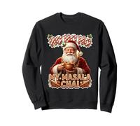 Funny Retro Santa Masala Chai Tea Christmas Humor Felpa