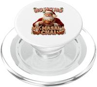 Funny Retro Santa Masala Chai Tea Christmas Humor PopSockets PopGrip per MagSafe