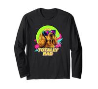 Funny Retro Vintage 80s 90s Totally Rad Cocker Spaniel Lover Maglia a Manica