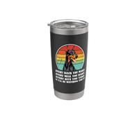 Funny Retro Vintage Every Snack Doberman Pinscher Dog Lover Bicchiere termico in acciaio inox doppia parete