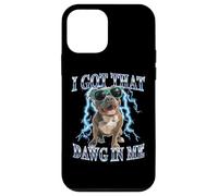 Funny Retro Vintage Got That Dawg In Me Pitbull Heavy Metal Custodia per iPhone 12 mini