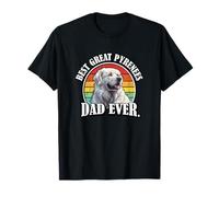 Funny Retro Vintage Mens Best Dad Great Pyrenees Lover Maglietta