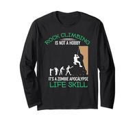 Funny Rock Climbing Is Not A Hobby - Funny Quote Maglia a Manica