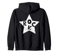 Funny Rock Star Rock And Roll Bambini Ragazzi e Ragazze Felpa con Cappuccio