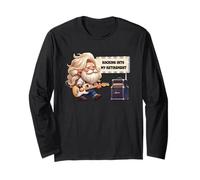 Funny Rocker Biker Gnome Dad Rocking Into My Retirement Maglia a Manica