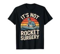 Funny Rocket Surgery Mashup Joke Scientist Malaphor Maglietta