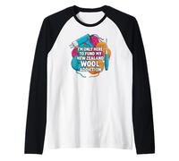 Funny rug Tufting Gun New Zealand Wool Addiction Maglia con Maniche Raglan