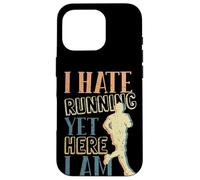 Funny Runner Odio correre eppure eccomi qui Running Lovers Custodia per iPhone 16 Pro