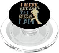 Funny Runner Odio correre eppure eccomi qui Running Lovers PopSockets PopGrip per MagSafe