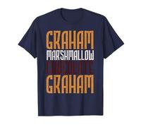 Funny S’Mores Graham Cracker Marshmallow Chocolate Camping Maglietta
