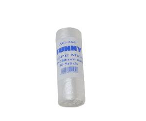 Funny, Sacchetti Della Spazzatura Hdpe Trasparenti, 630 X 740 mm, Circa 60 L, 40 Rotoli da 50 Pz