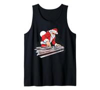 Funny Santa Clause DJ, Christmas Musician Team Santa Graphic Canotta