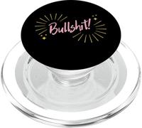 Funny Sarcastic Adult Joke Womens Cute Pink Bullshit PopSockets PopGrip per MagSafe