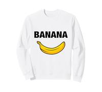 Funny Sarcastic Cool Yellow Illustration Banana Graphic Felpa