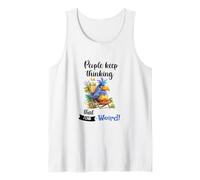 Funny Sarcastic Parrot Witty Quote Graphic Tee Introvert Canotta