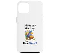 Funny Sarcastic Parrot Witty Quote Graphic Tee Introvert Custodia per iPhone 13