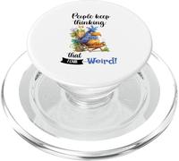 Funny Sarcastic Parrot Witty Quote Graphic Tee Introvert PopSockets PopGrip per MagSafe