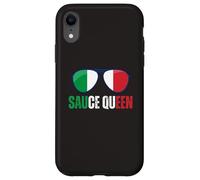 Funny Sauce Queen Italian Dicendo Bandiera Italia Cucina Nona Custodia per iPhone XR