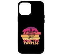 Funny Save Turtles Retro Distressed Turtle Graphic Custodia per iPhone 12 Pro Max