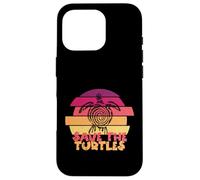 Funny Save Turtles Retro Distressed Turtle Graphic Custodia per iPhone 16 Pro