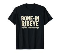 Funny Saying Bone Ribeeye I Miei Due Preferiti Maglietta