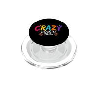 Funny Saying Crazy Cousin Family Pride Sarcastico PopSockets PopGrip per MagSafe