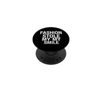 Funny Saying Fashion ha rubato il mio sorriso sarcastico PopSockets PopGrip Adesivo
