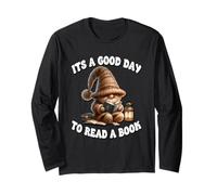 Funny Saying for Bookworn Librarians Reading Teacher GNOME Maglia a Manica